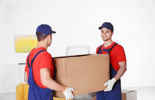 Professional removals team handling a move in Brixton