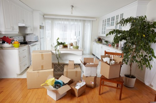 Brixton removals van ready for residential and commercial transport