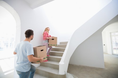 A smooth relocation scene representing Brixton removals at the end of the move